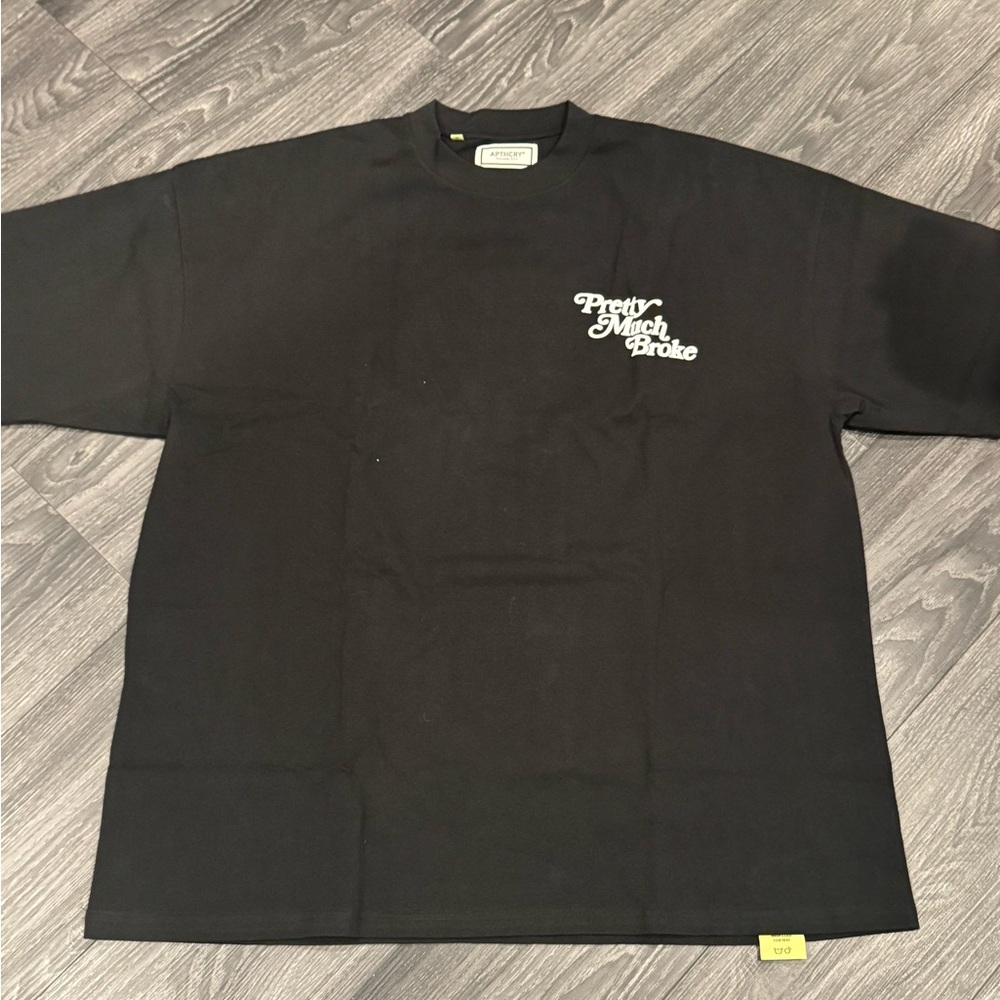 Apthcry men’s tshirt “pretty much broke”